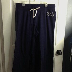 NWT Gap XL Wide Leg Black Sweats/Athletic Pants; Casual, Comfort, Leisure time